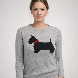 Philosophy NEW Woman's Puppy Cashmere Sweater Size M Gray Color $259